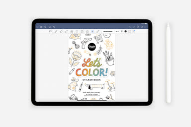 Digital Let's Color! Sticker Book - Passion Planner