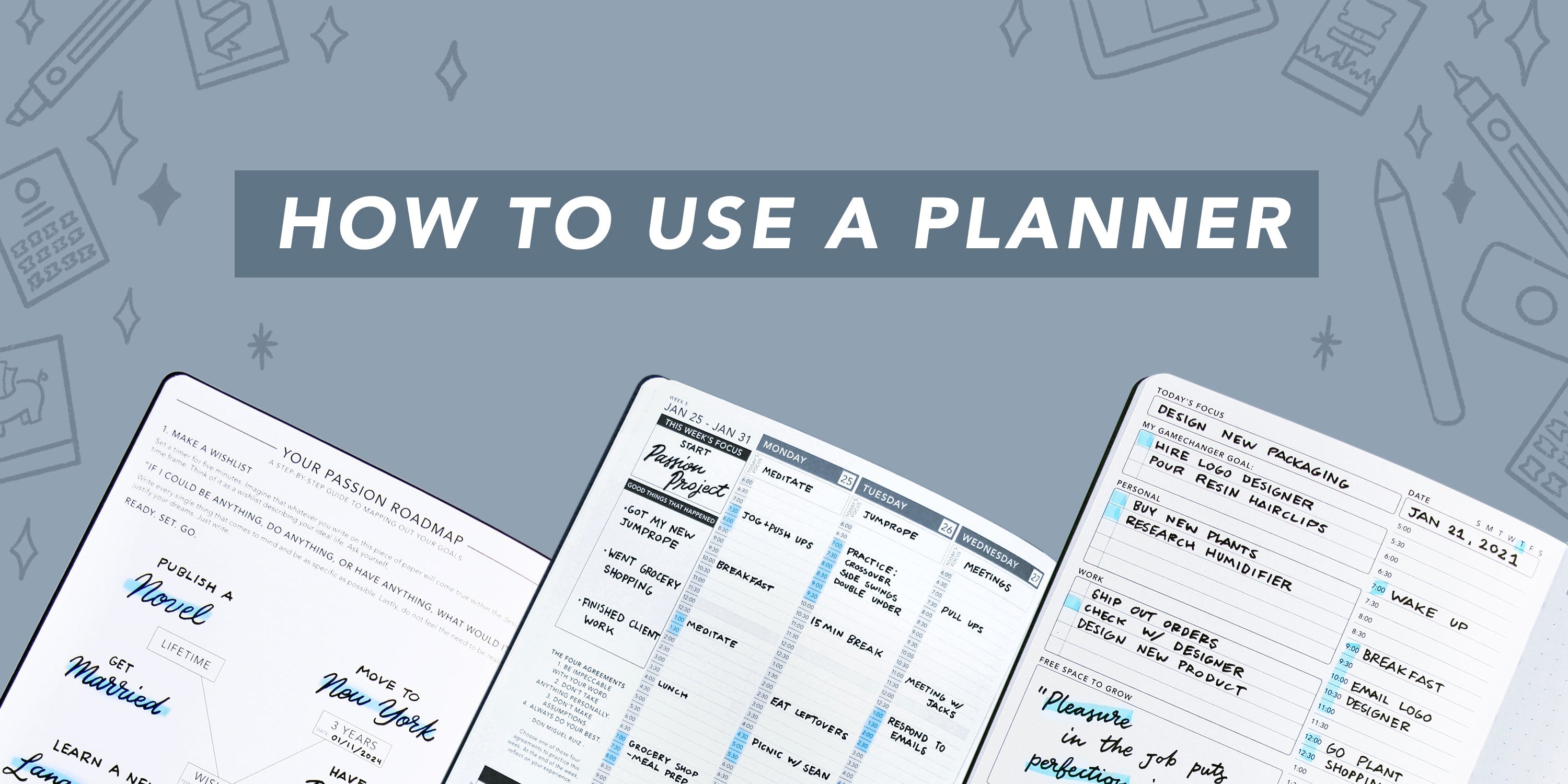 How to Use a Planner: 9 Easy Steps to Making the Most of Your Paper Pl ...