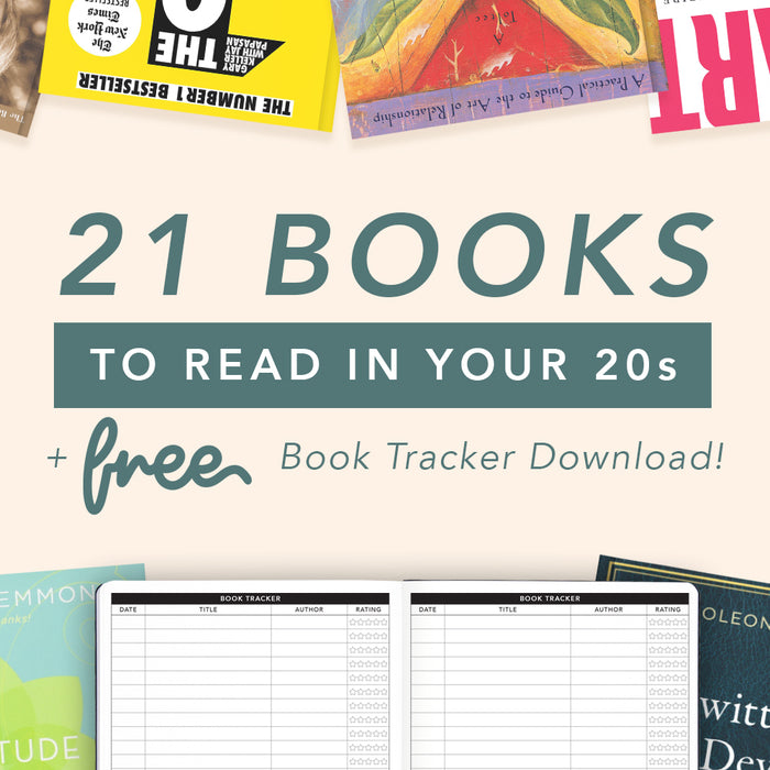21 Books to Read in Your 20s + FREE Book Tracker Download!
