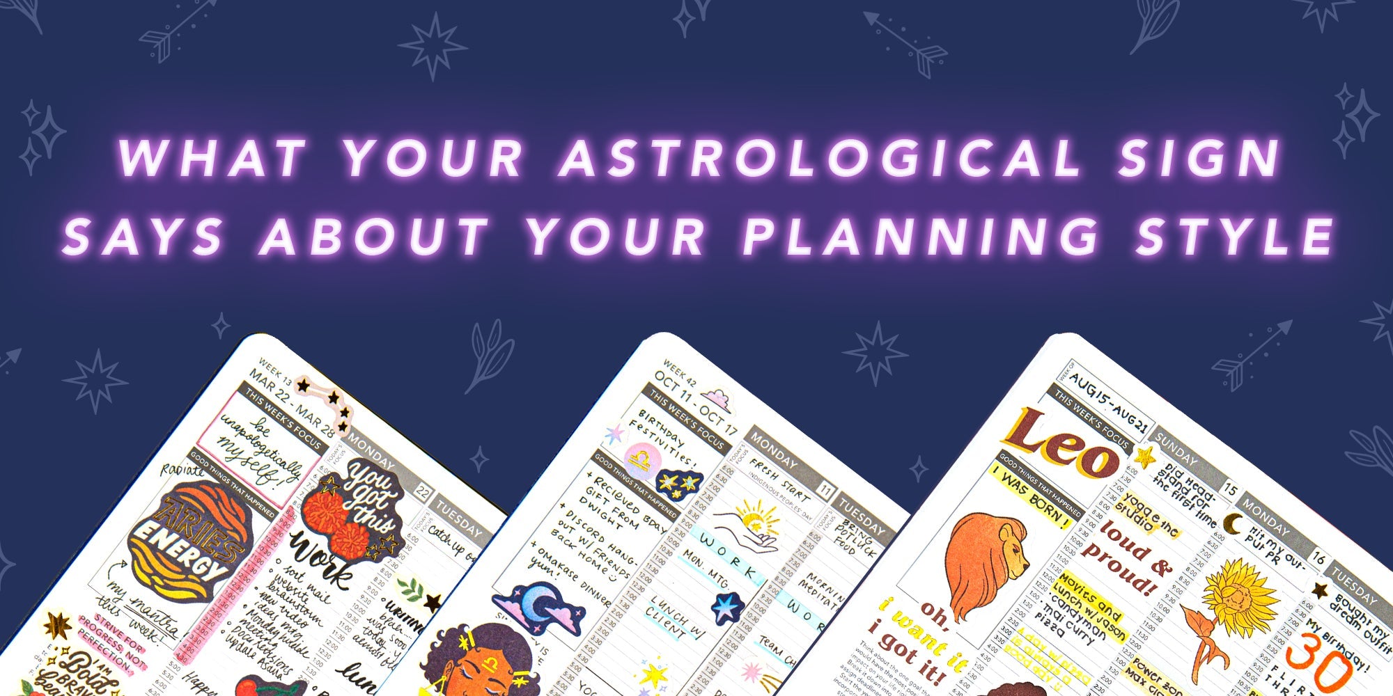 12 Passion Planner Layouts Based on Your Zodiac Sign