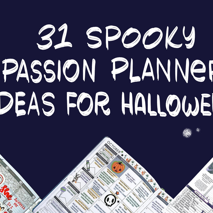 31 Spooky Passion Planner Ideas for Halloween
