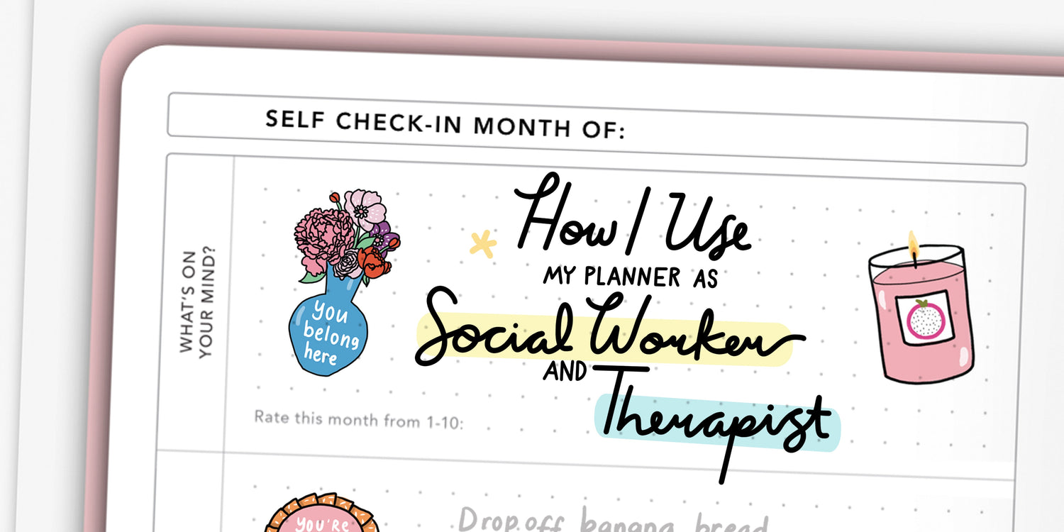 Passion Planner Tips: How I Use My Planner as a Social Worker and Therapist