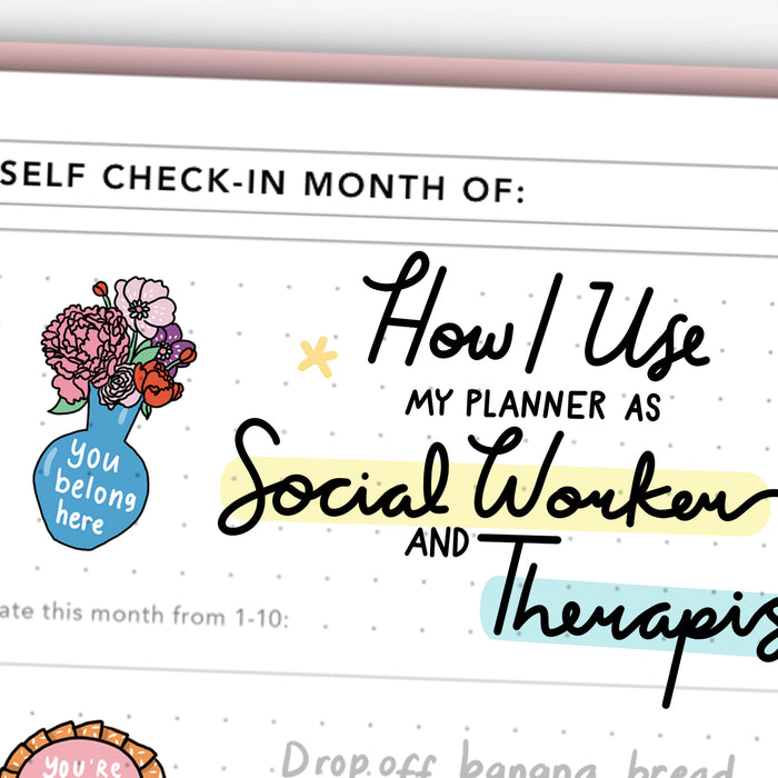 Passion Planner Tips: How I Use My Planner as a Social Worker and Therapist