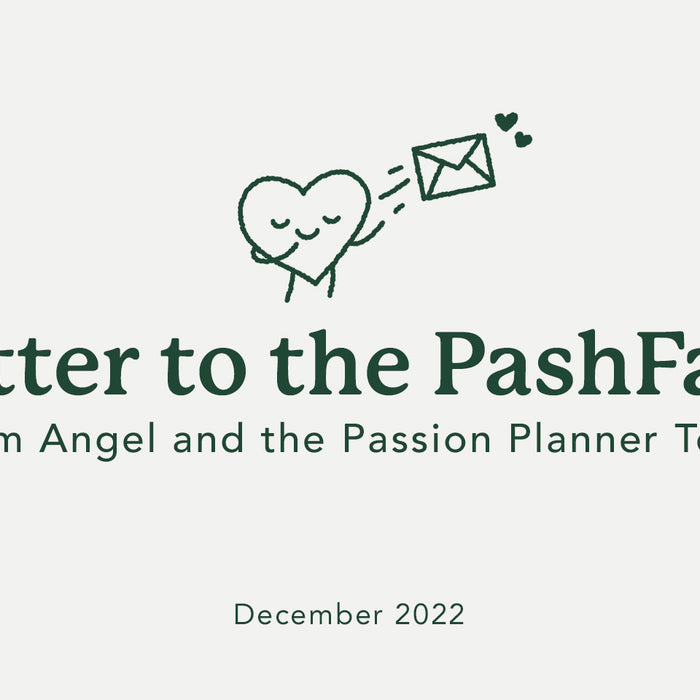 December 2022: A Letter to the PashFam
