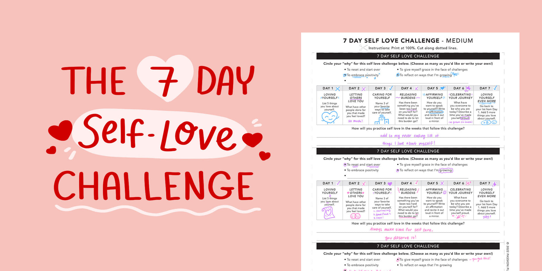The 7 Day Self Love Challenge