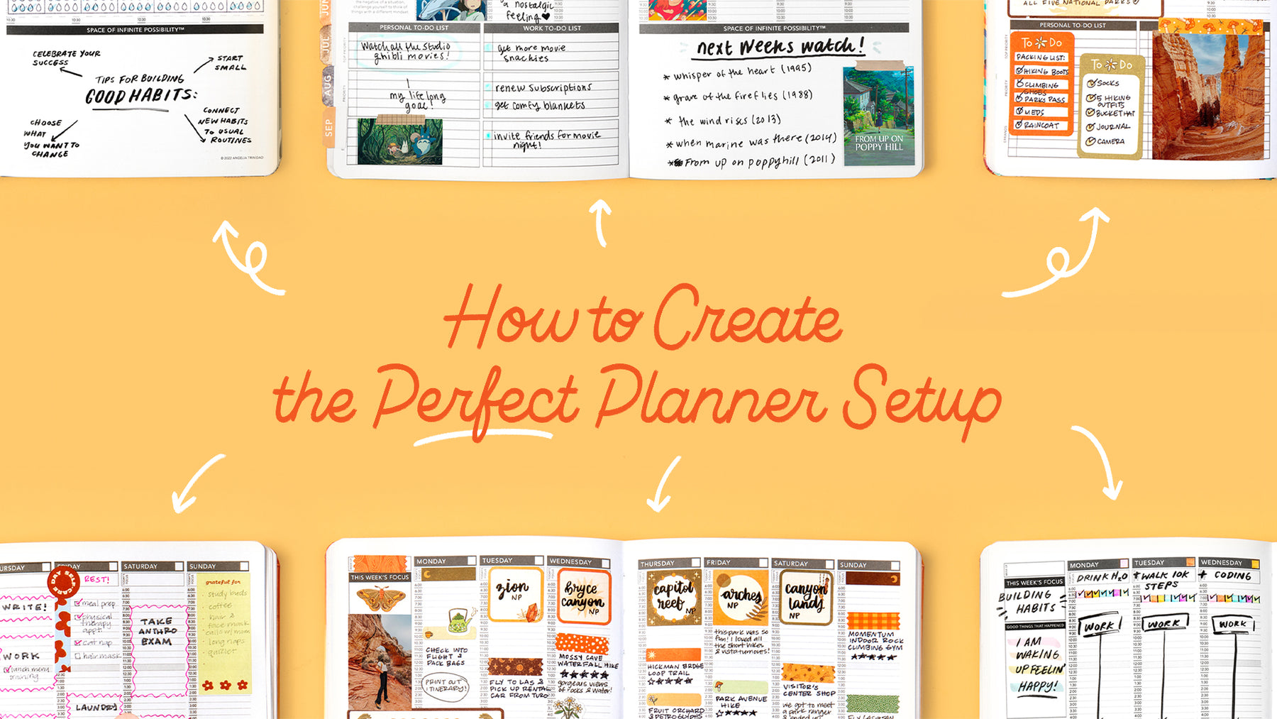 How to Create the Perfect Planner Set Up