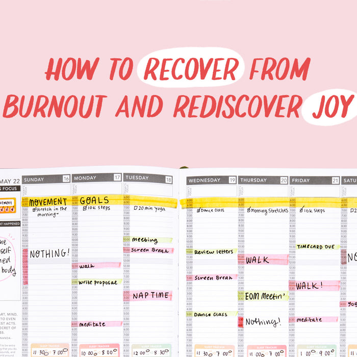 How to Recover From Burnout and Rediscover Joy