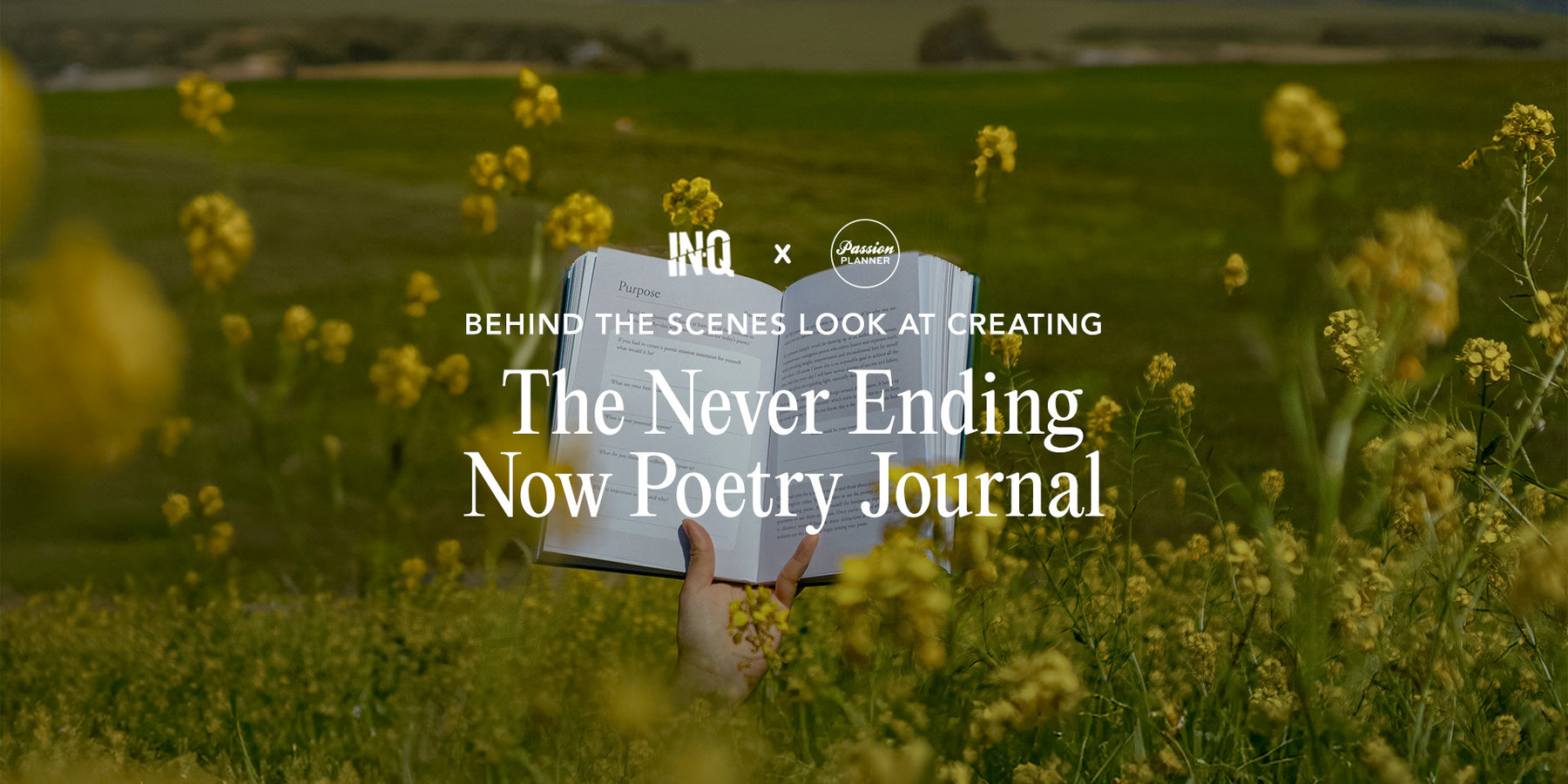 Behind the scenes look at creating The Never Ending Now Poetry Journal