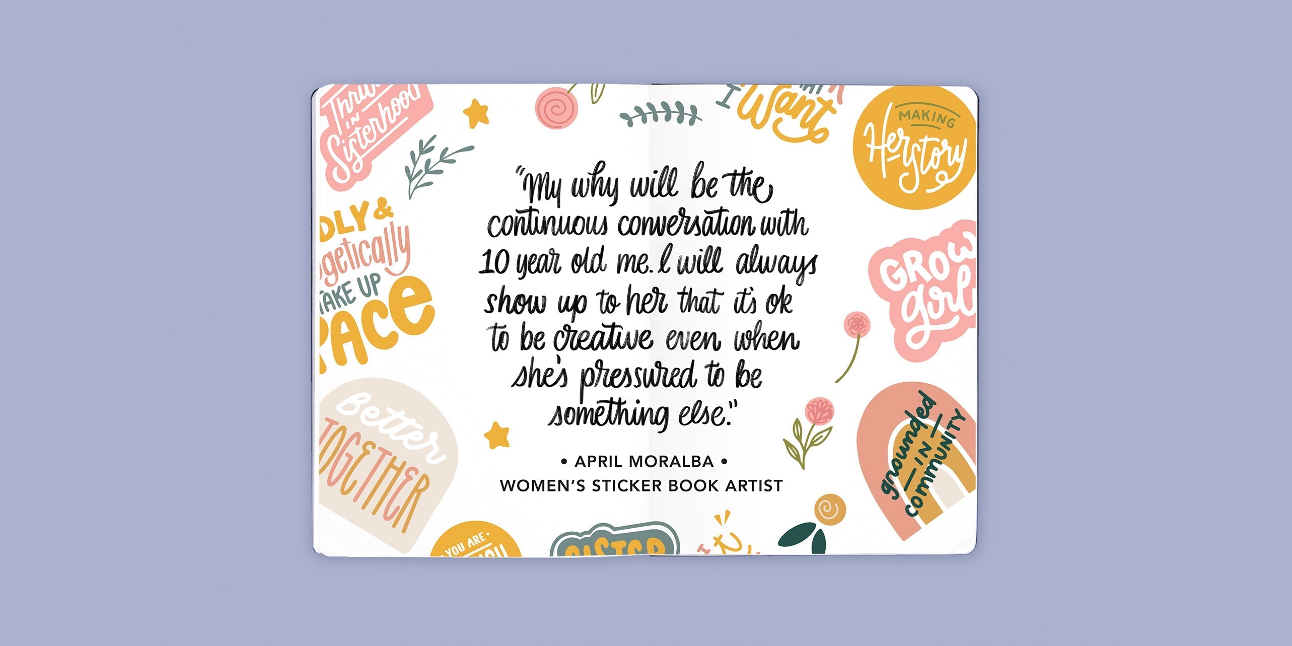 Sticker Book Artist Interview: April Moralba