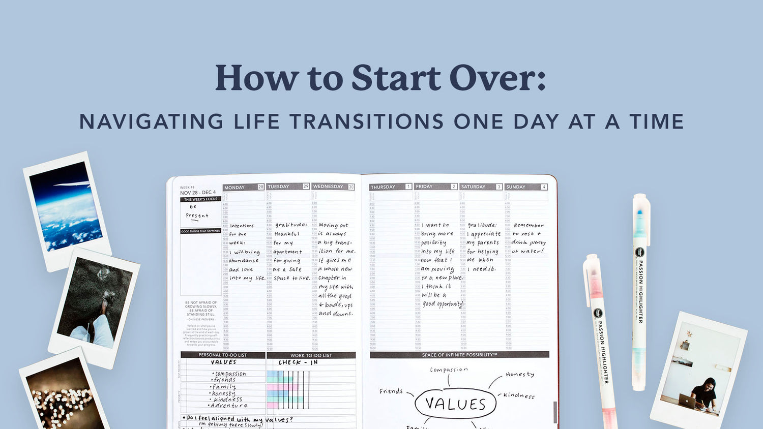 How to Start Over: Navigating Life Transitions One Day at a Time