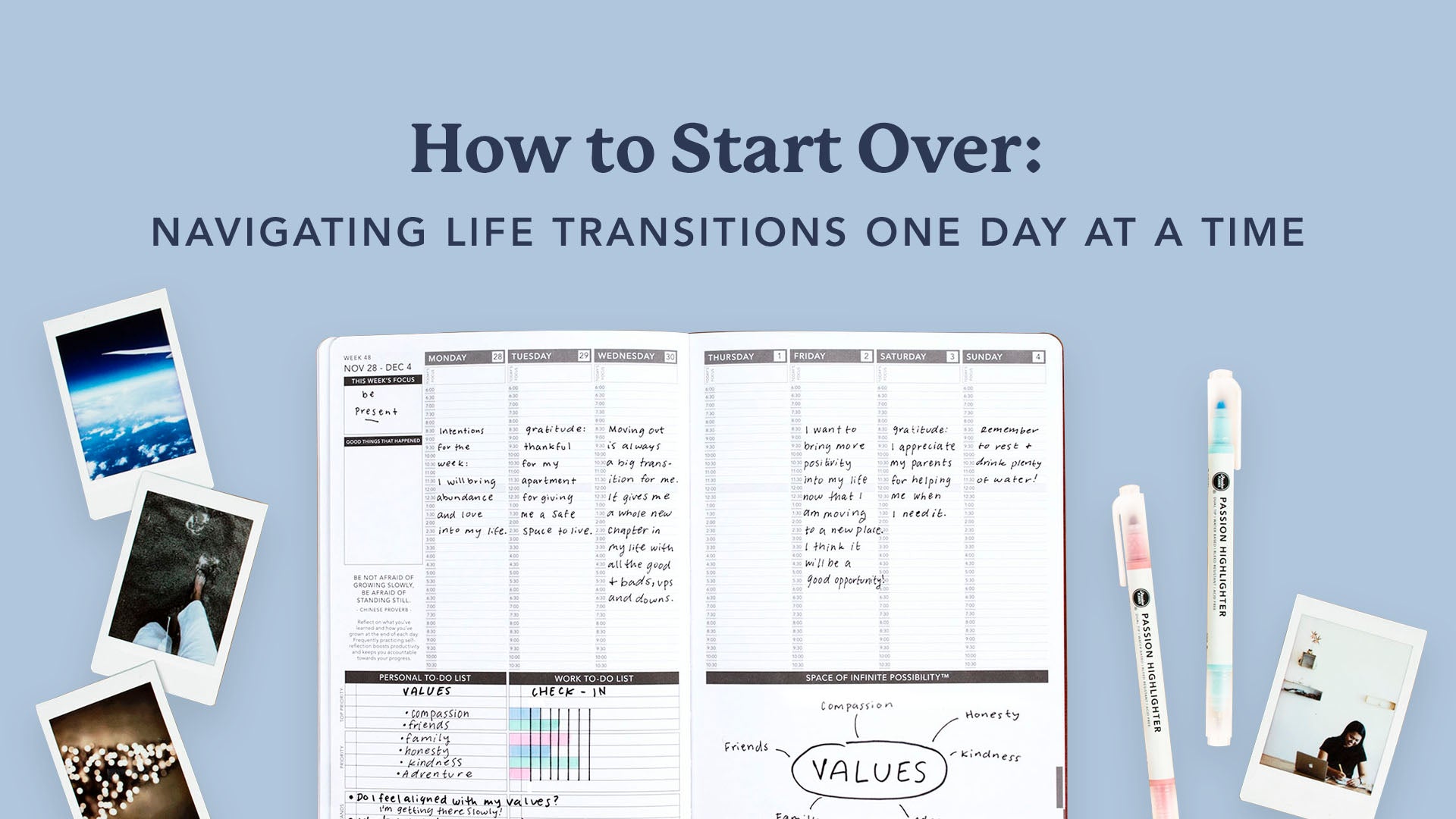 How to Start Over: Navigating Life Transitions One Day at a Time