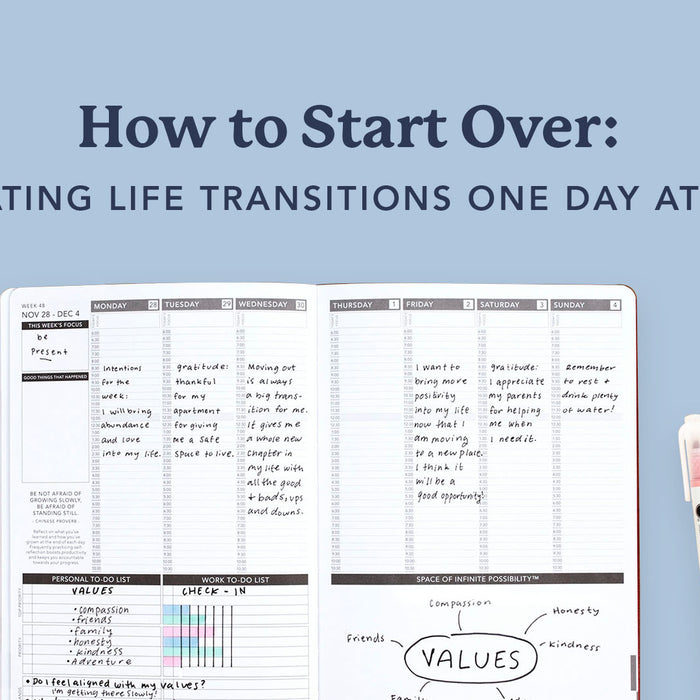 How to Start Over: Navigating Life Transitions One Day at a Time