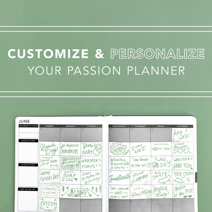 9 Tips to Customize and Personalize Your Passion Planner