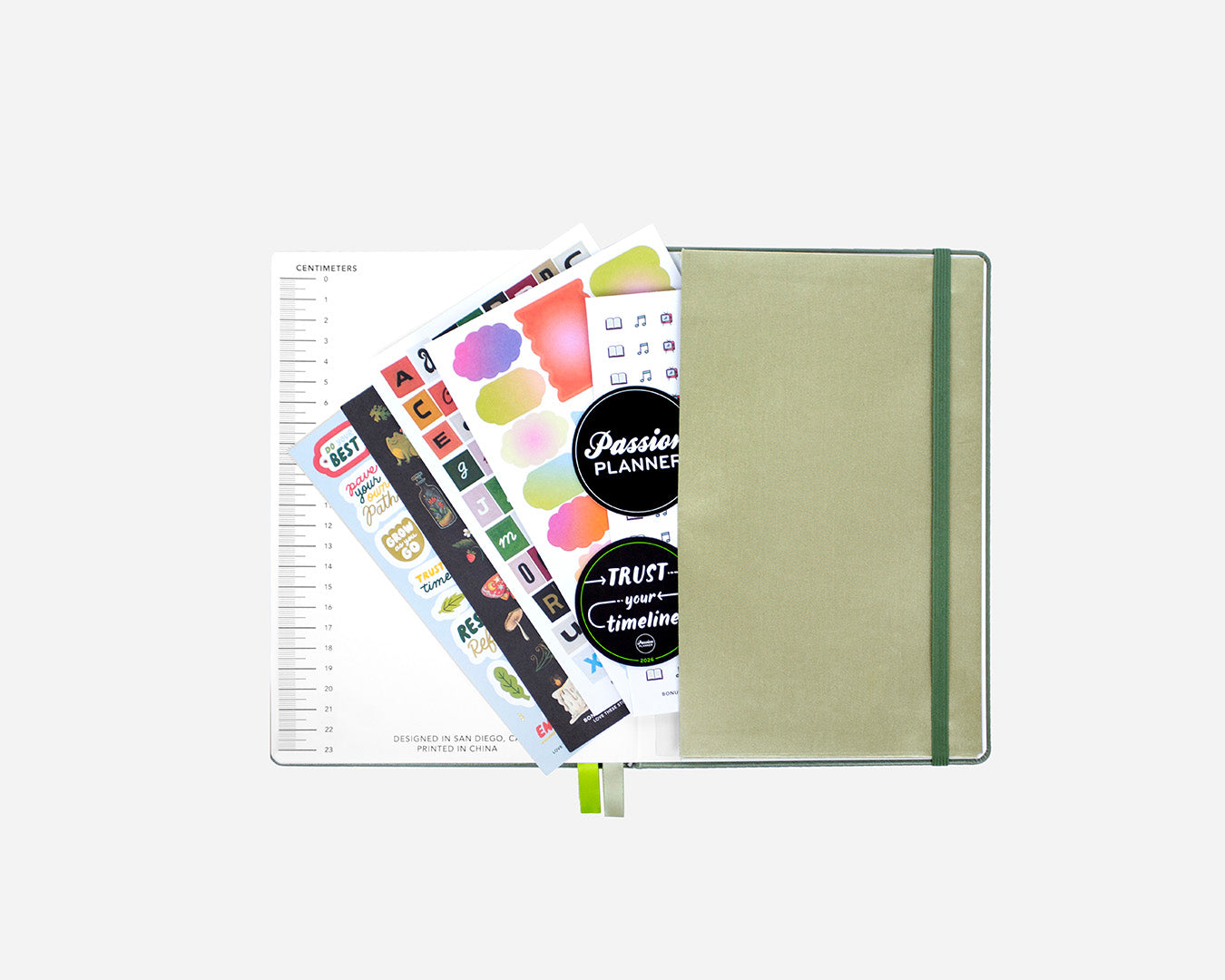 Weekly 2026-2027 Mid-Year Planner - Eucalyptus Green Hardcover