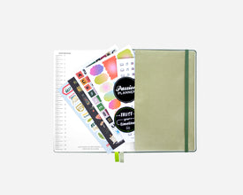 Weekly 2026-2027 Mid-Year Planner - Eucalyptus Green Hardcover