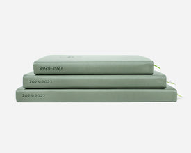 Weekly 2026-2027 Mid-Year Planner - Eucalyptus Green Hardcover
