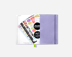 Weekly 2026-2027 Mid-Year Planner - Starry Jellyfish Periwinkle