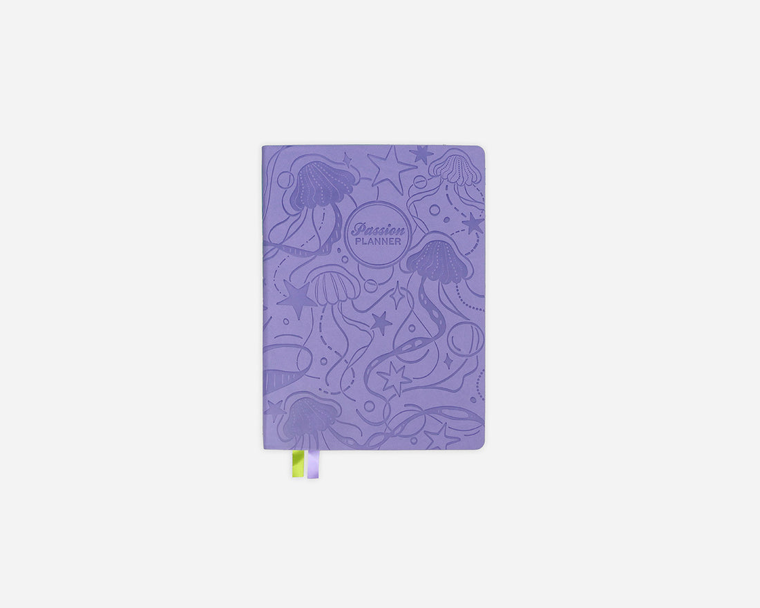 Weekly 2026-2027 Mid-Year Planner - Starry Jellyfish Periwinkle