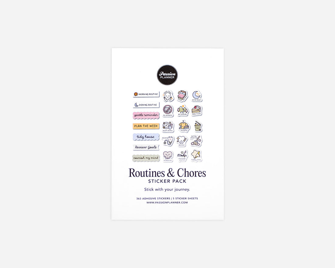 Routines and Chores Sticker Pack