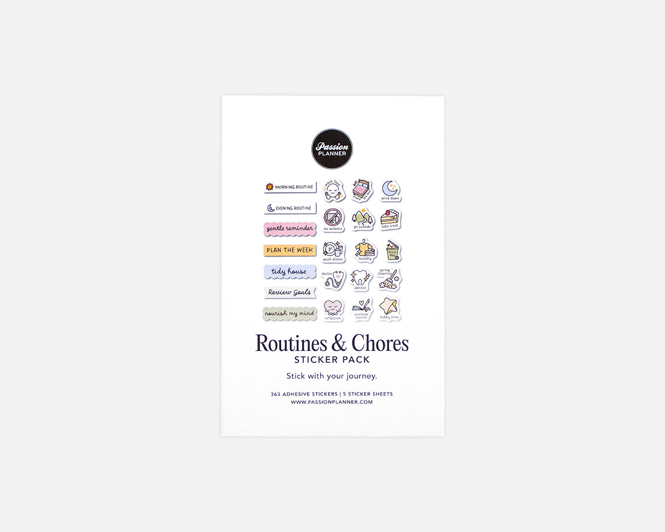 Routines and Chores Sticker Pack