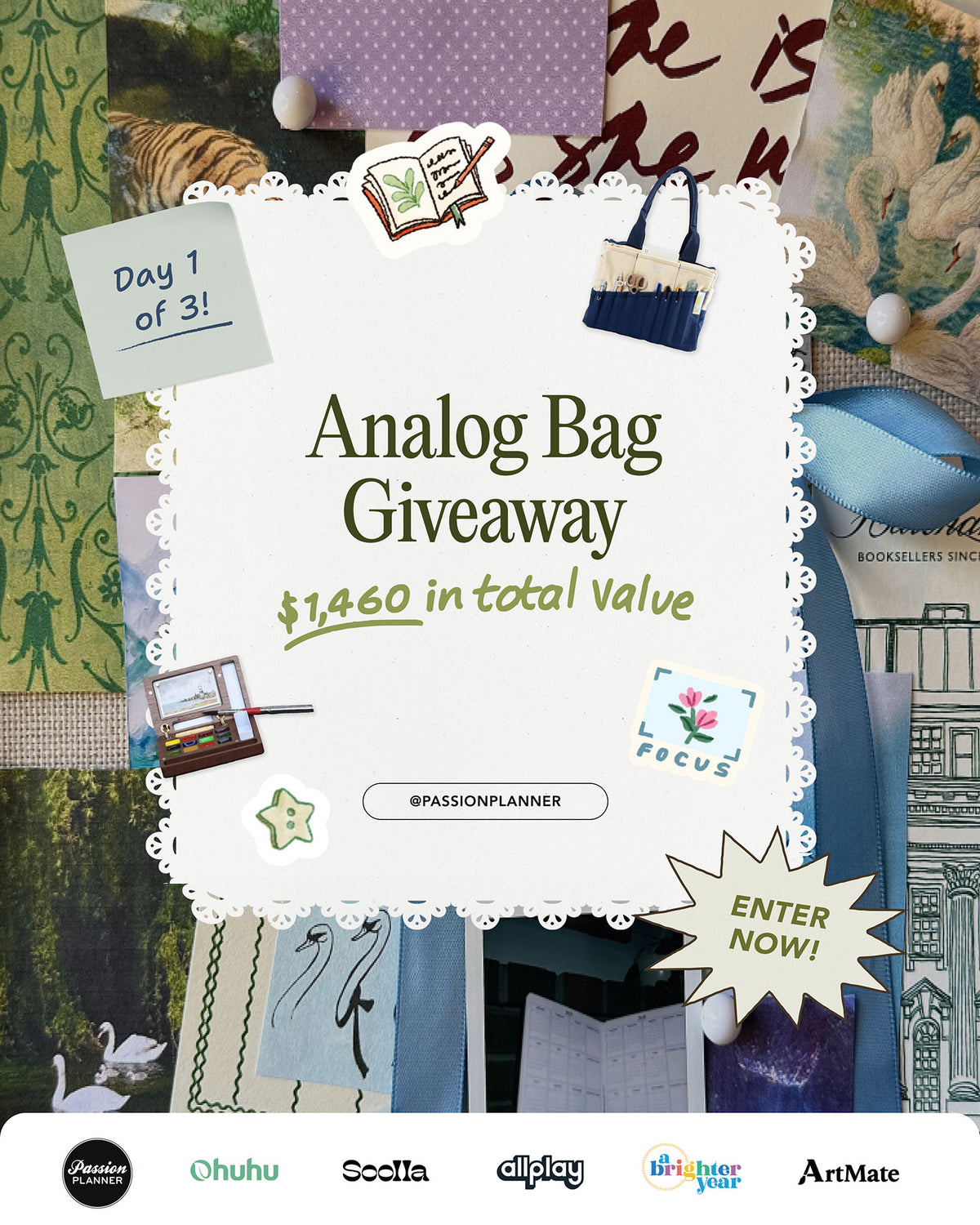 Passion Planner Analog Bag Giveaway