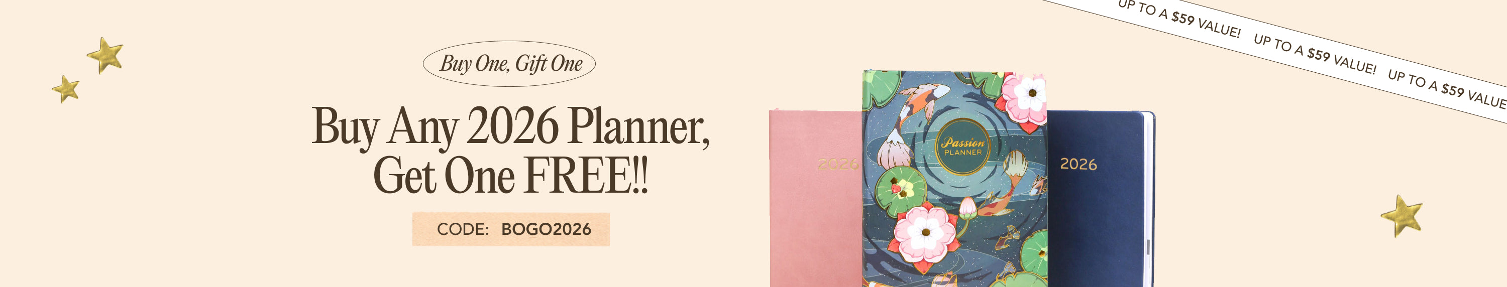 Buy Any 2026 Planner, Get One FREE