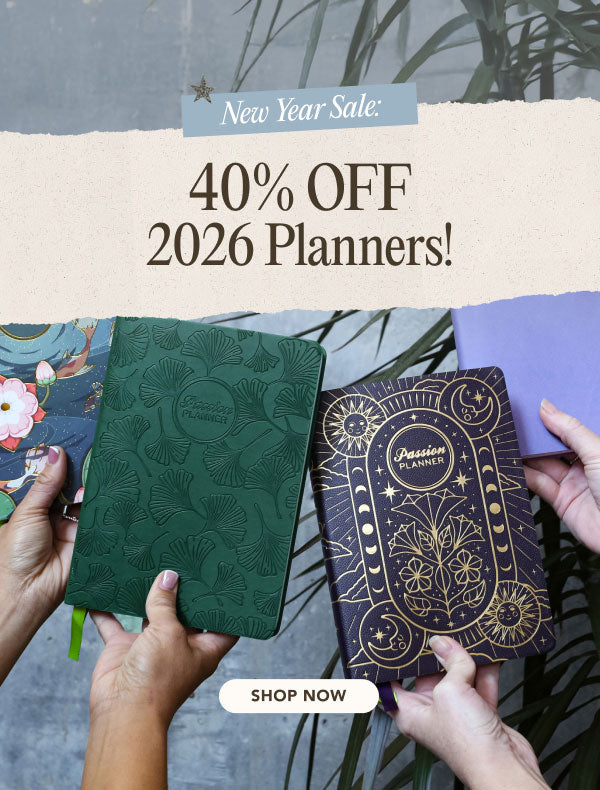 New Year Sale - 40% OFF 2026 Planners