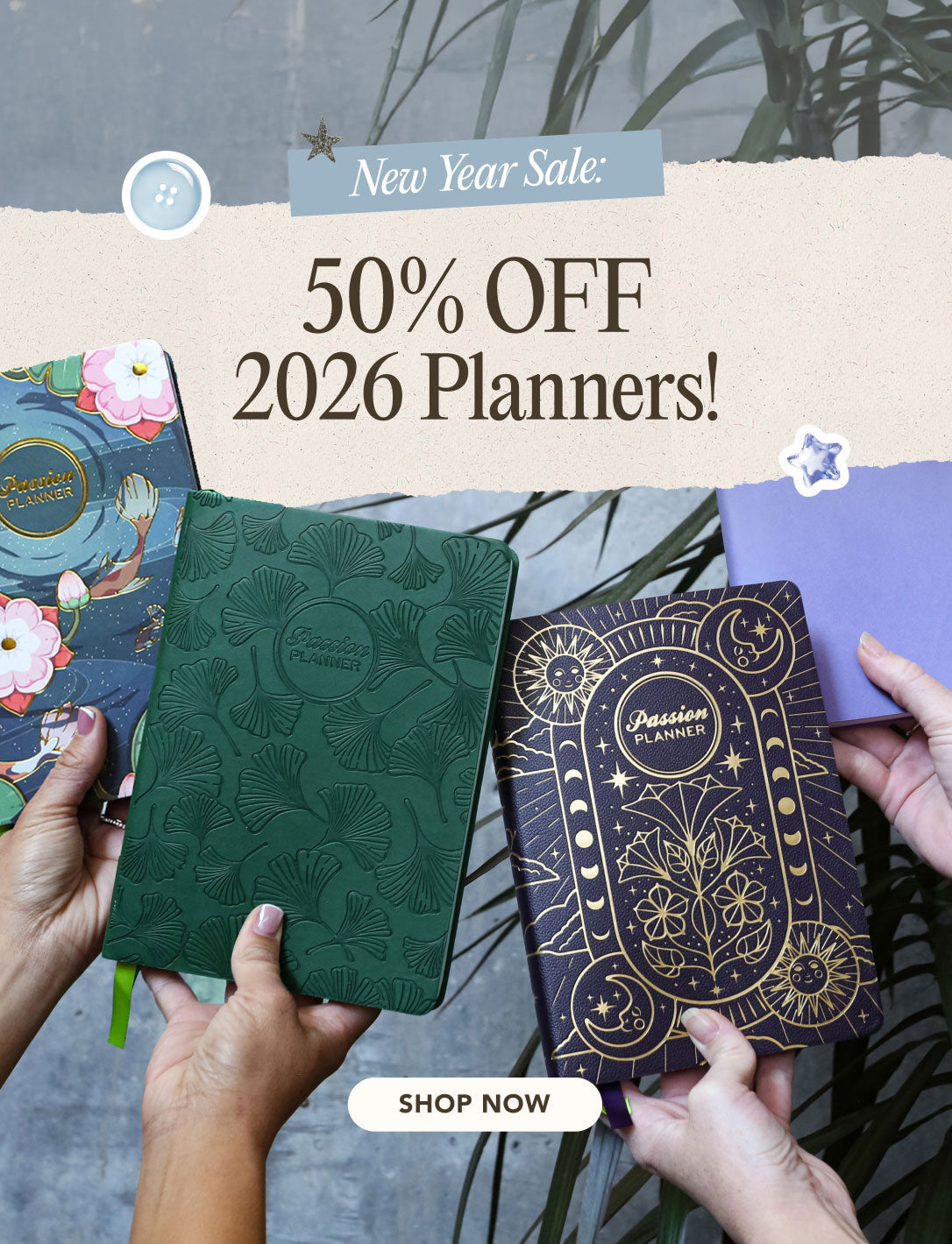 New Year Sale - 50% OFF 2026 Planners