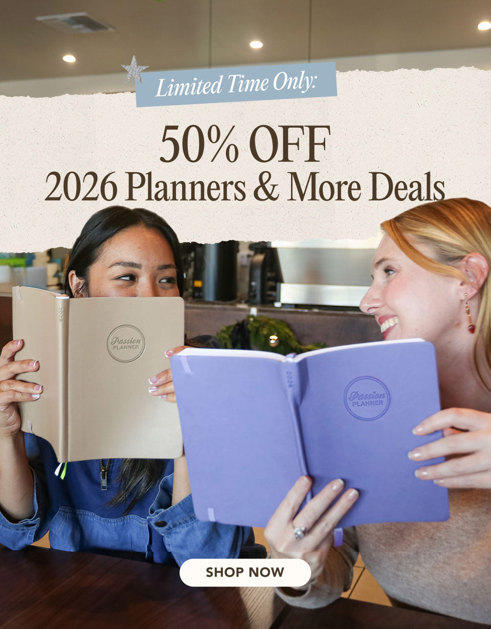 50% OFF 2026 Planners & More Deals