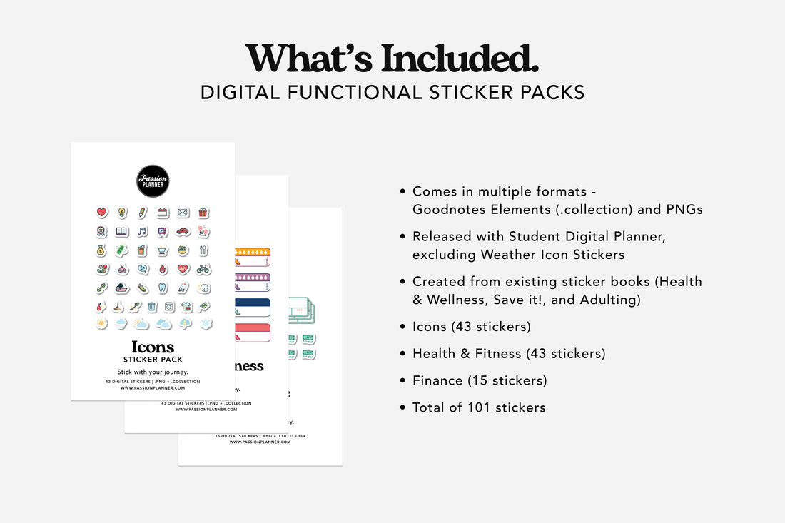 digital functional sticker packs what&