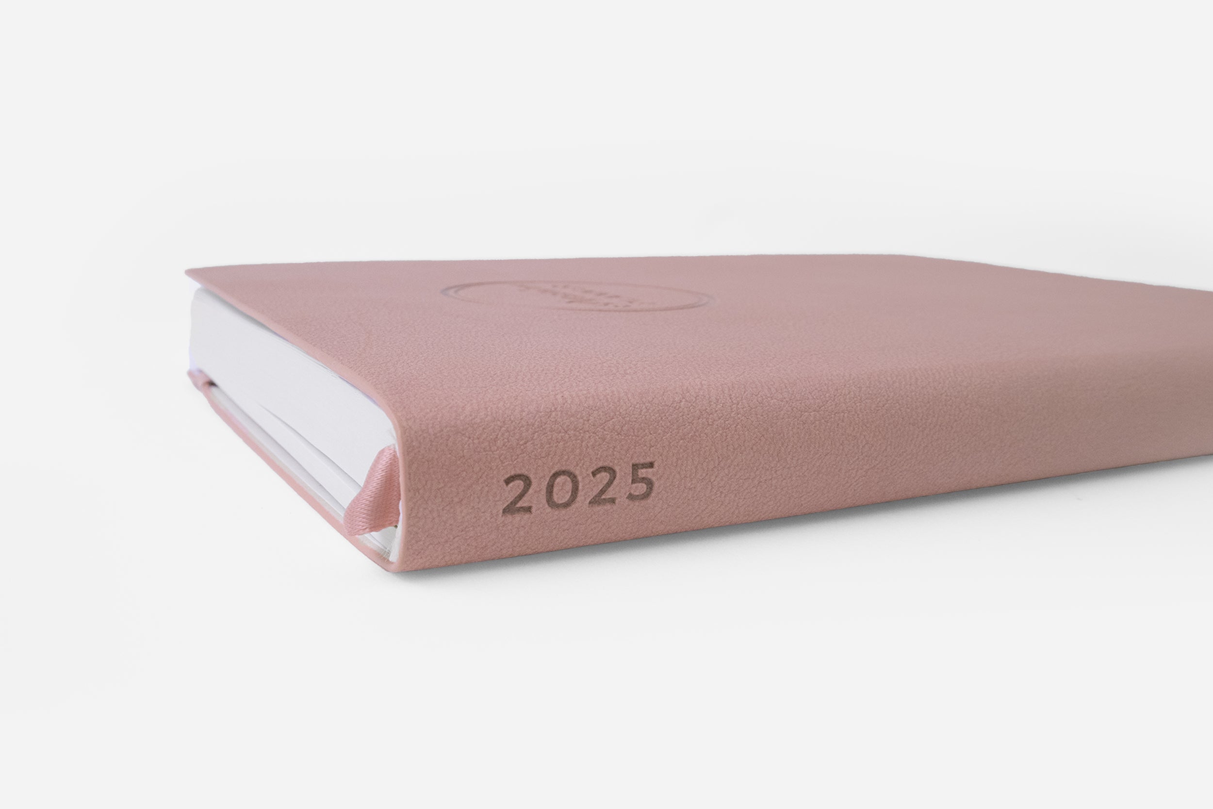 Dusty Rose Weekly 2025 Planner Spine