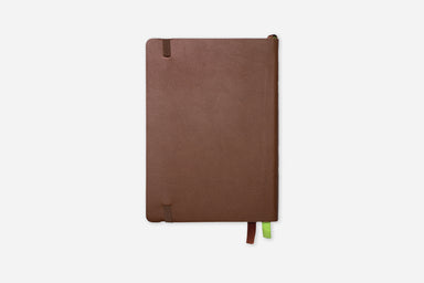 Espresso Brown Weekly 2025 Planner Back