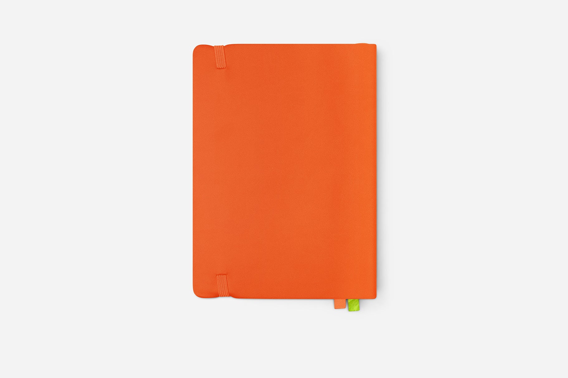 Orange planner on a white background