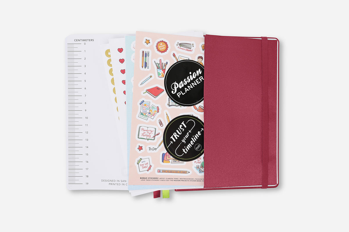 Passion Planner Weekly 2026 Planner Year of the Horse Red