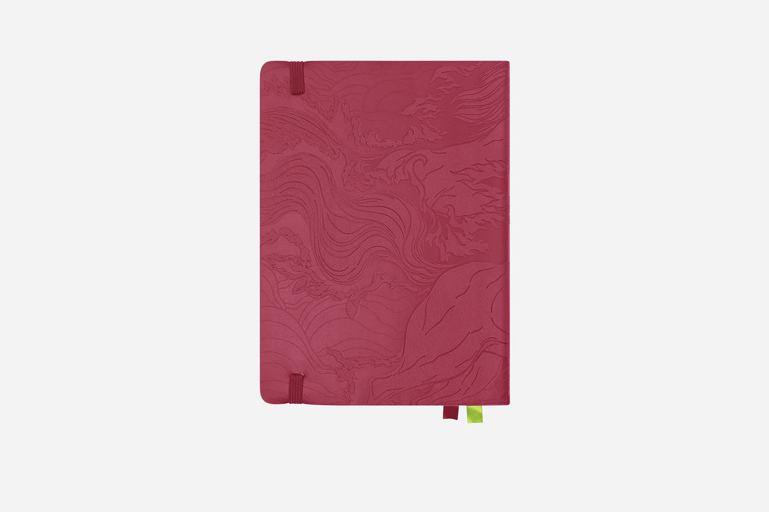 Red Year of the Horse 2026 Weekly Passion Planner back cover