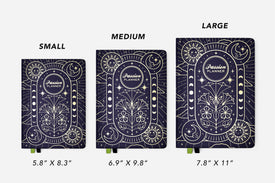 Cosmic Charm Passion Planner size comparison