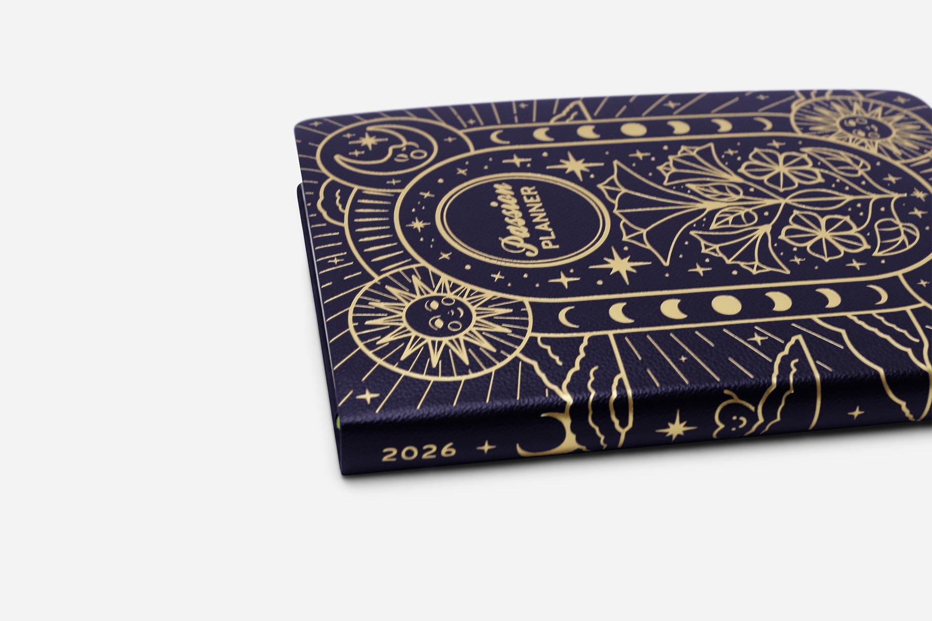 Planner with celestial design and '2026' on the spine