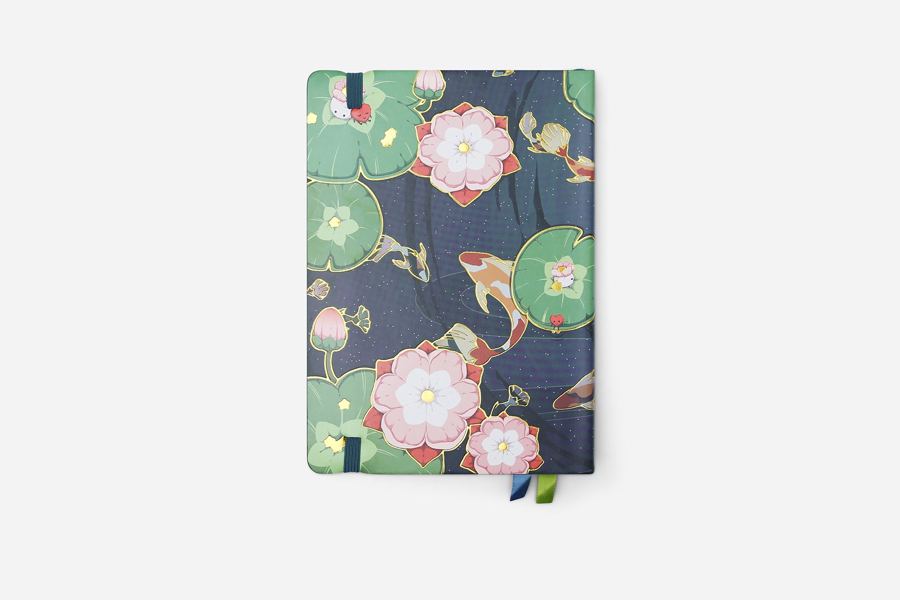 2026 planner with koi pond design on a white background