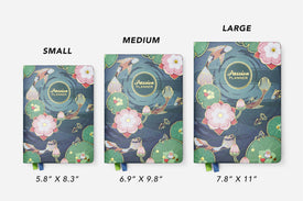 Koi Pond Passion Planner size comparison