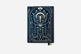 Gilded Sapphire 2026 Weekly Passion Planner back cover