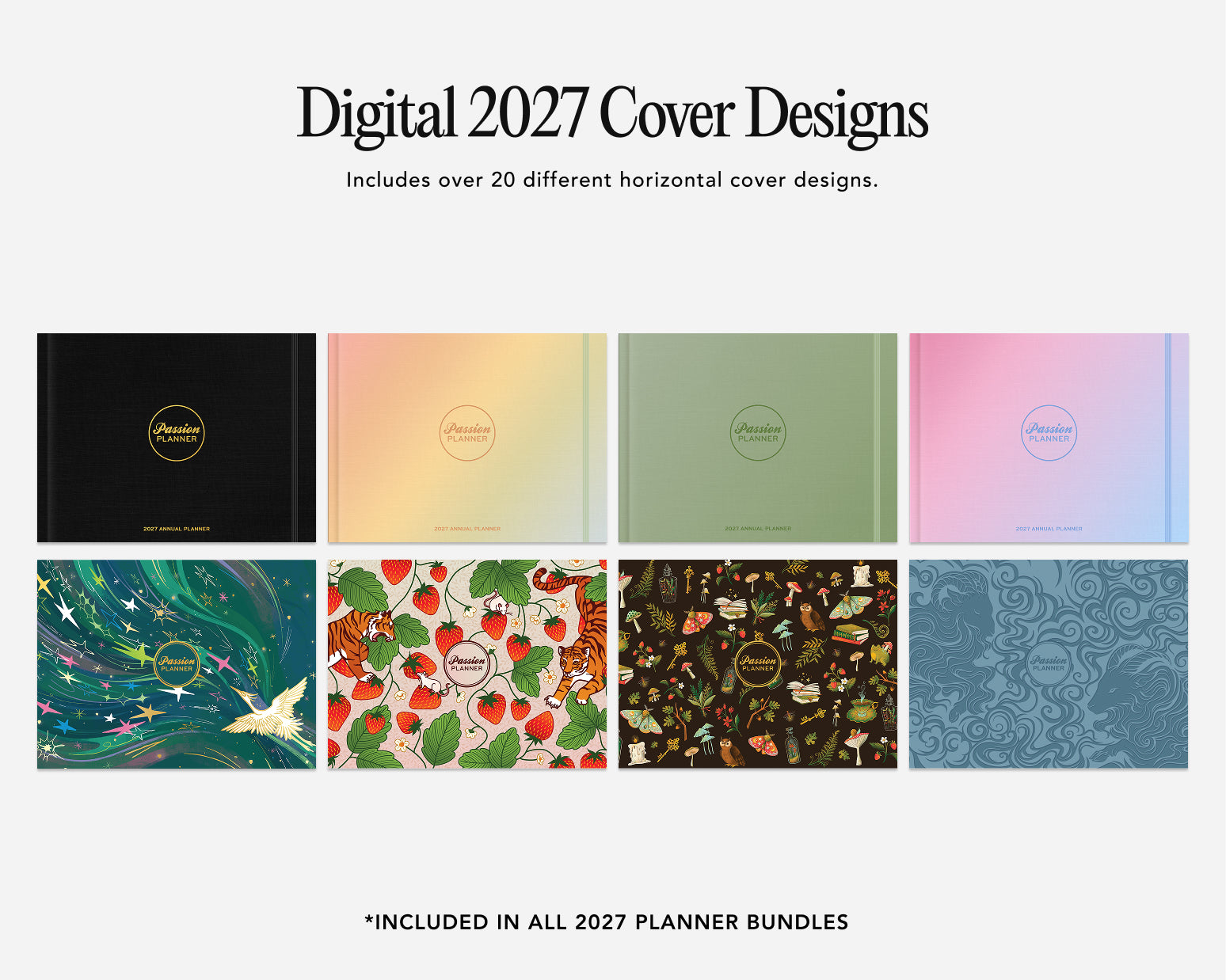 Digital 2027 Planner Cover Stickers