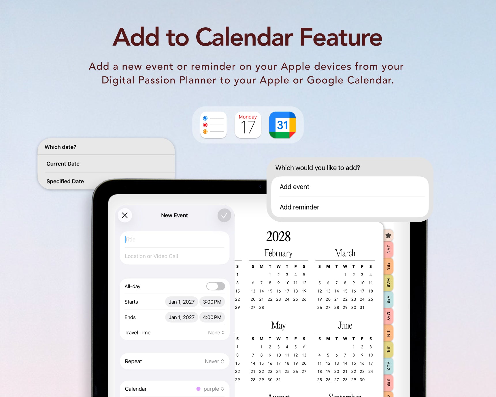 Digital Planner - Undated Weekly & Daily - Bundle