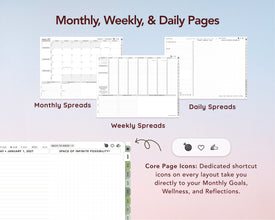 Digital Planner - 2027 Weekly & Daily - Bundle