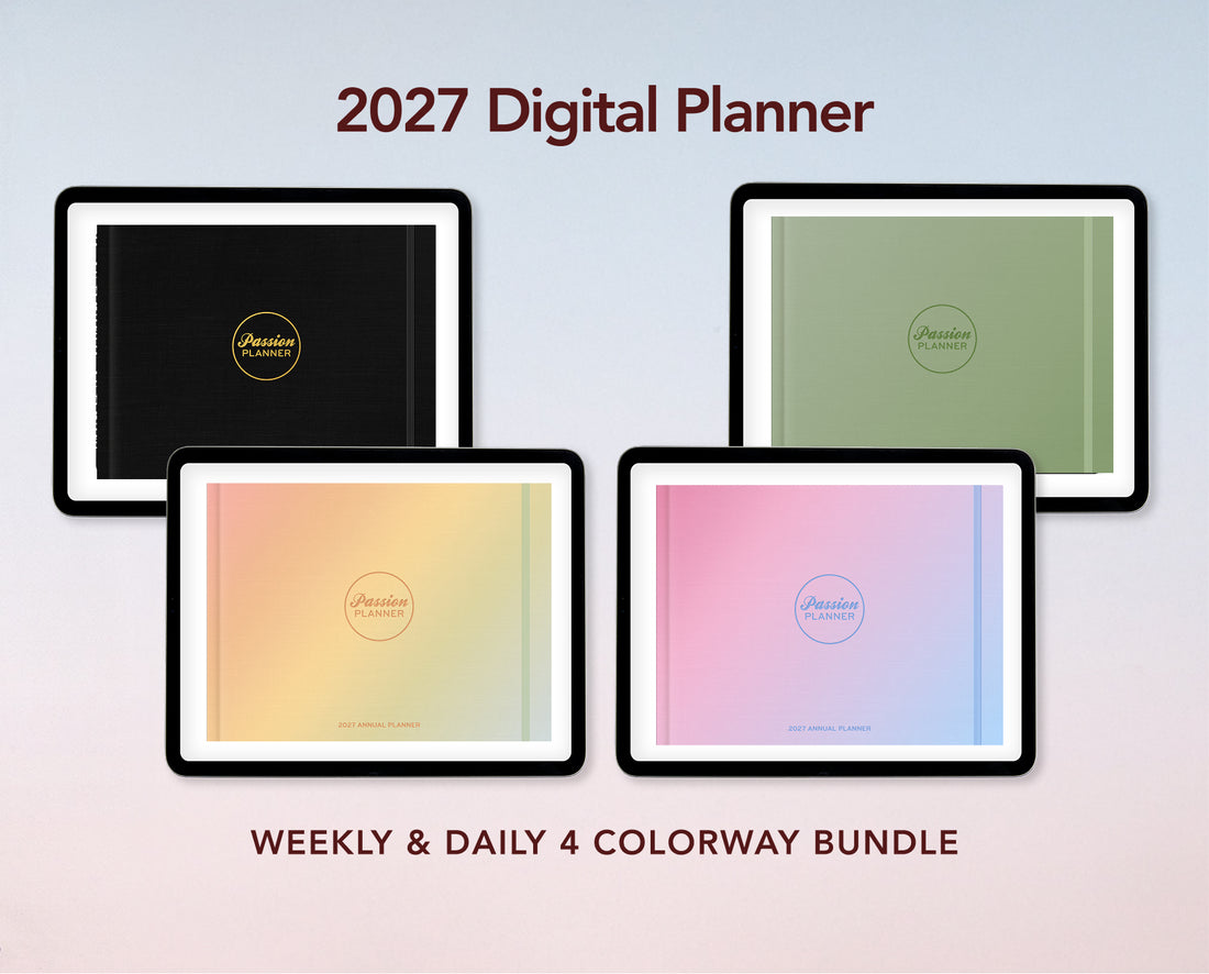 Digital Planner - 2027 Weekly &amp; Daily - Bundle