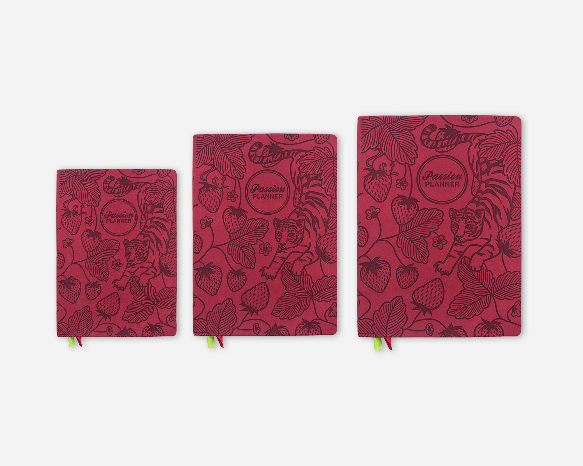 Weekly 2027 Planner - Tigerberry Red