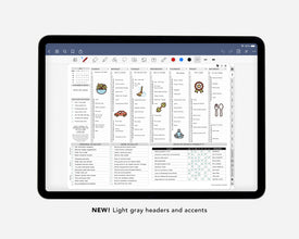 Digital Mid-Year Planner - 2026-2027 Weekly & Daily - Elite Black Bundle