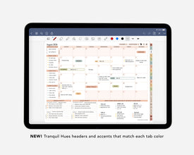 Digital Student Planner - 2026-2027 Weekly & Daily - Tranquil Hues Bundle