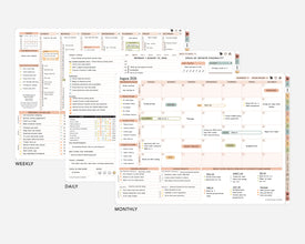 Digital Student Planner - 2026-2027 Weekly & Daily - Tranquil Hues Bundle