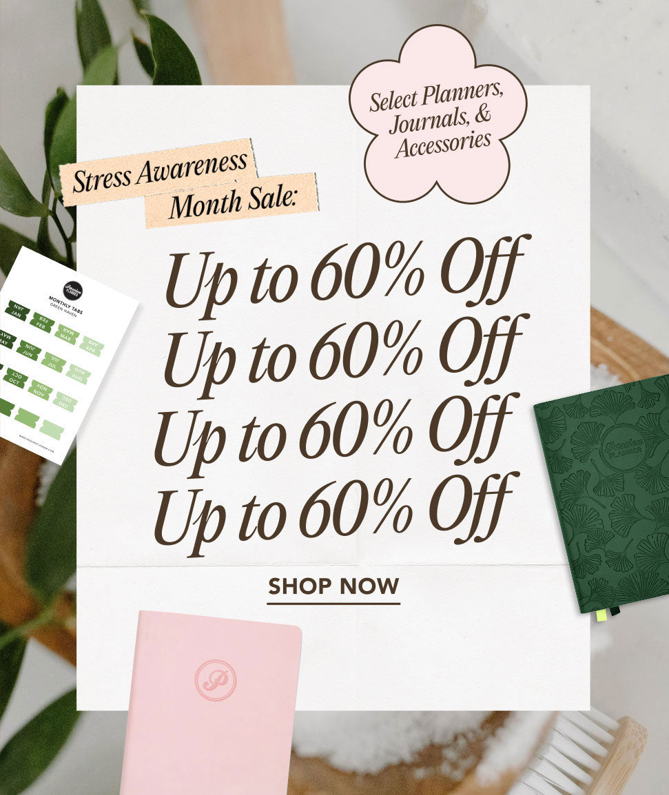 Stress Awareness Month Sale: up to 60% OFF