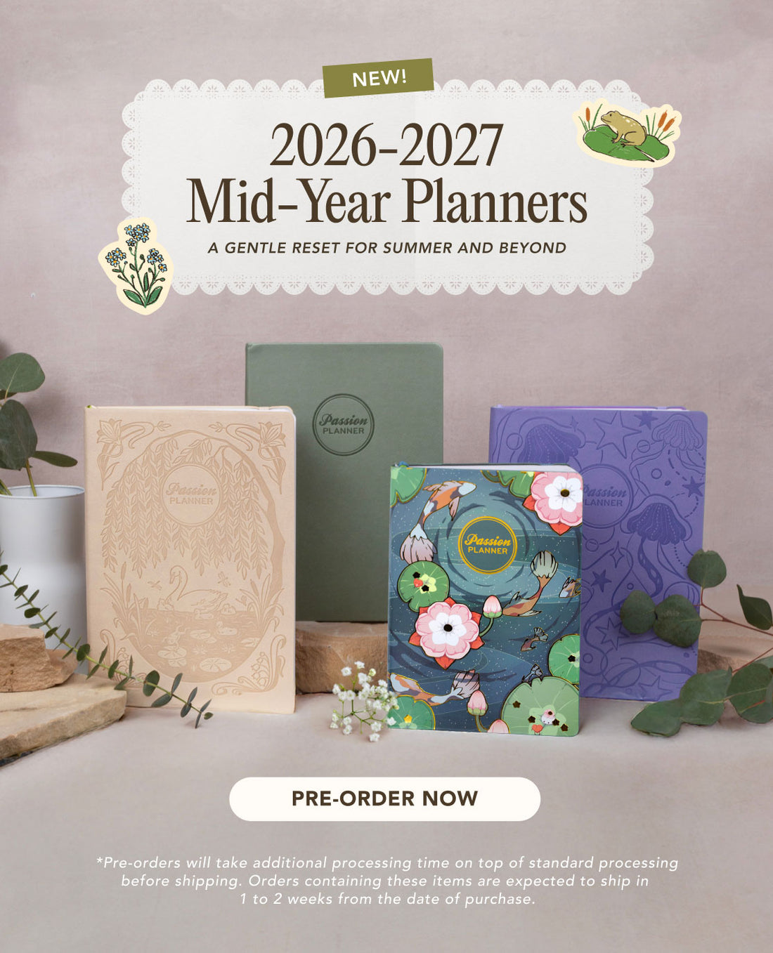 New Mid Year Planners are Here - Pre-order Now